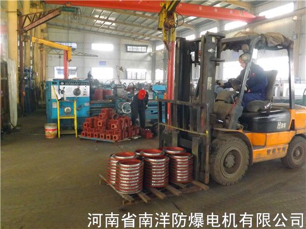 防爆電機(jī)配件運(yùn)輸場景